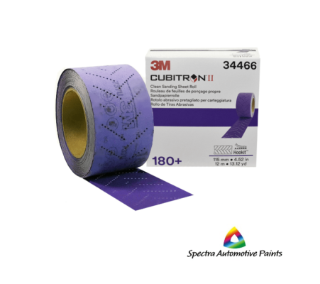 3M 34466 Cubitron II Clean Sanding Sheet Roll 180g. 115mm X 12M ...