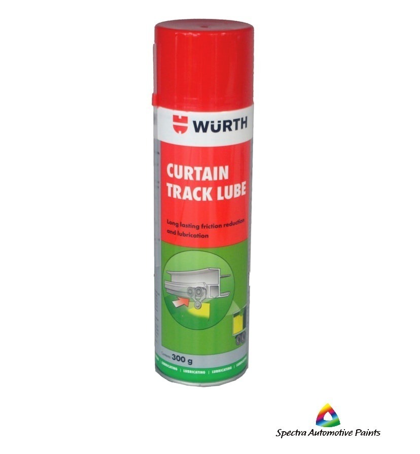 Wurth Curtain Track Lube. Silicone Spray With Lubricant 500ml Aerosol