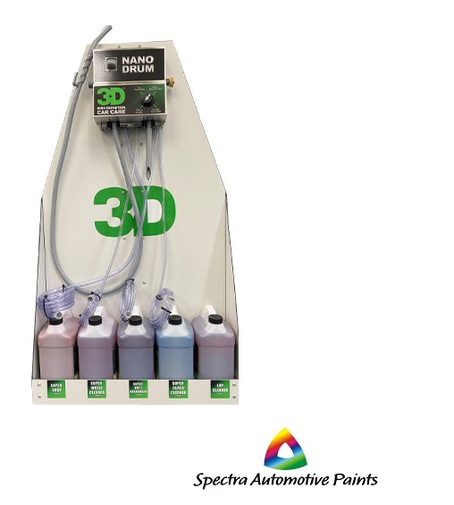 3D Nano Drum Dilution System. Cleaning, Detailing Spectra Automotive Paints