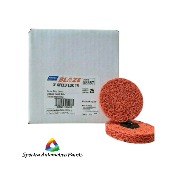 Norton R980P SG Blaze 3-Ply Speed-Lok Abrasive Disc, Polyester - View #9