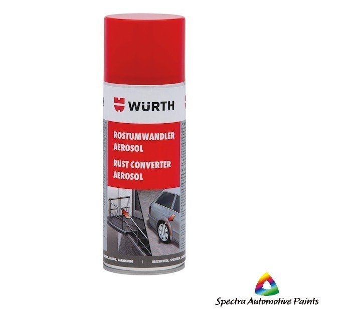Wurth Rust Converter Aerosol, Metal Restoration, Industrial, Automotive