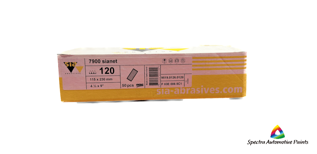 SIA 7900 Sianet 120 Grit Vibrator Sanding Net Sheets 115 X 230mm. Box ...