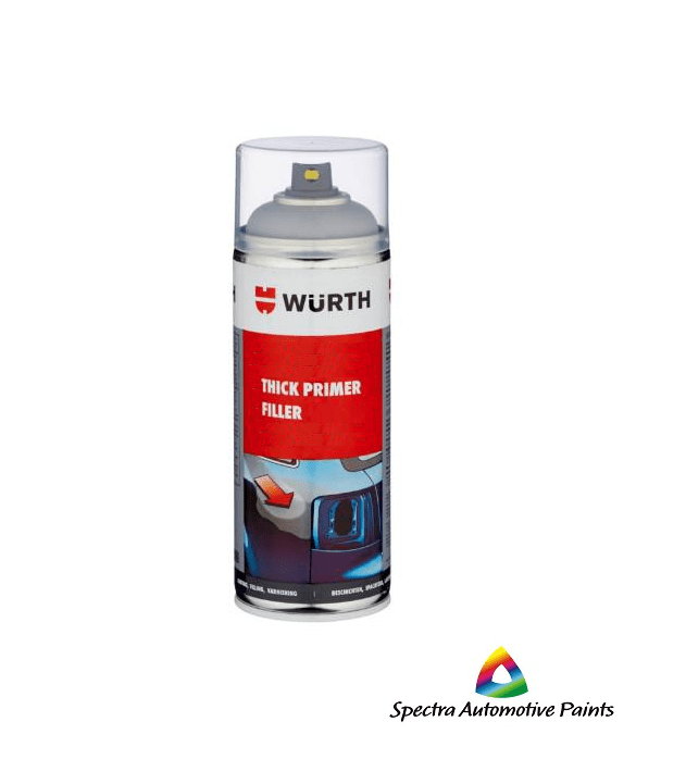 Wurth Thick Grey Primer Filler 400ml Aerosol/ Spraycan, Automotive