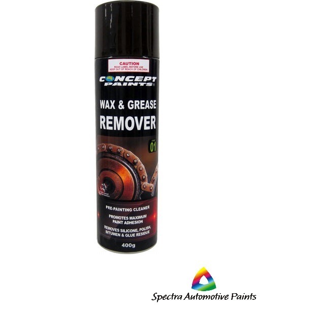 Concept Paints Wax And Grease Remover AEROSOL 400g Spectra Automotive