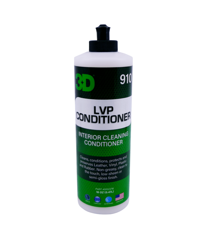 3D LVP Leather Vinyl Plastic Conditioner Interior Cleaner 474ml. 910