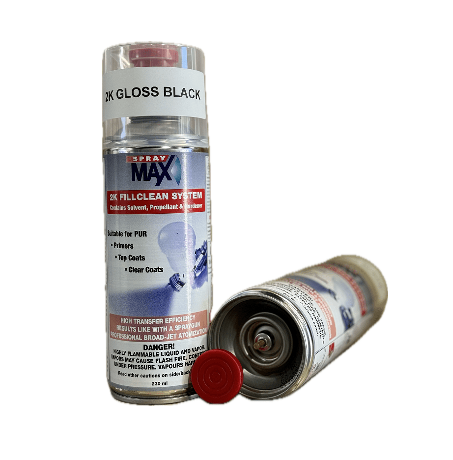Spray Max 2K Black Gloss Touch Up Spray Aerosoljm Spectra Automotive