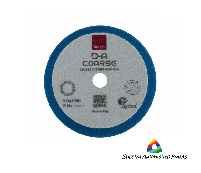 2-Pack RUPES D-A Coarse Cutting Foam Pad – 7" Face, 6" Back – High Performance