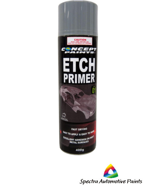 Concept Paints Etch Primer GREY Aerosol/Spraycan 400g, Automotive Paint